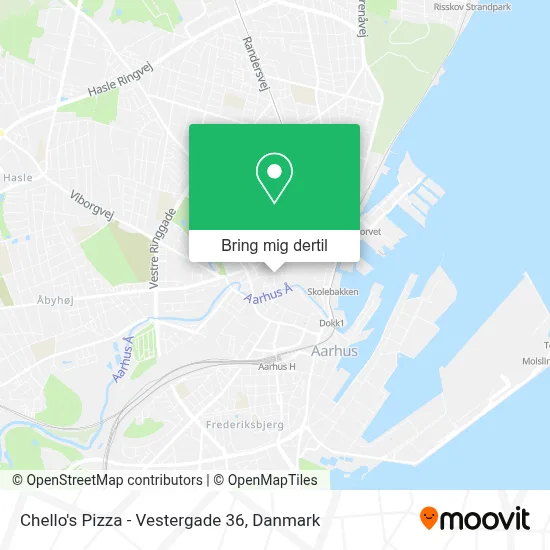 Chello's Pizza - Vestergade 36 kort