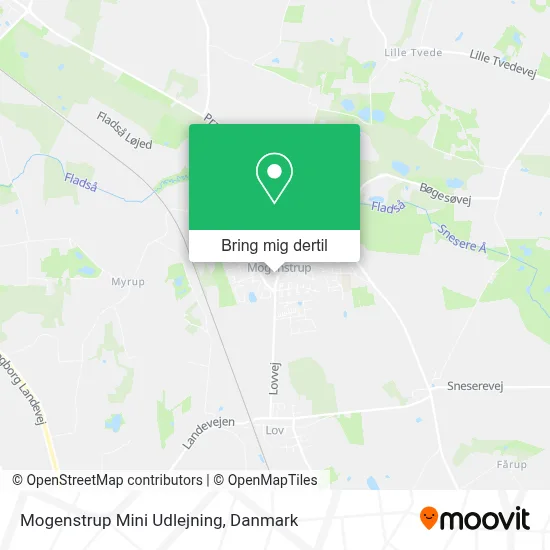 Mogenstrup Mini Udlejning kort