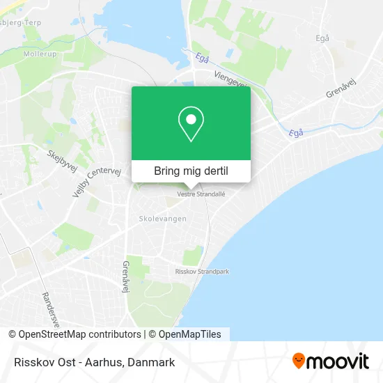 Risskov Ost - Aarhus kort