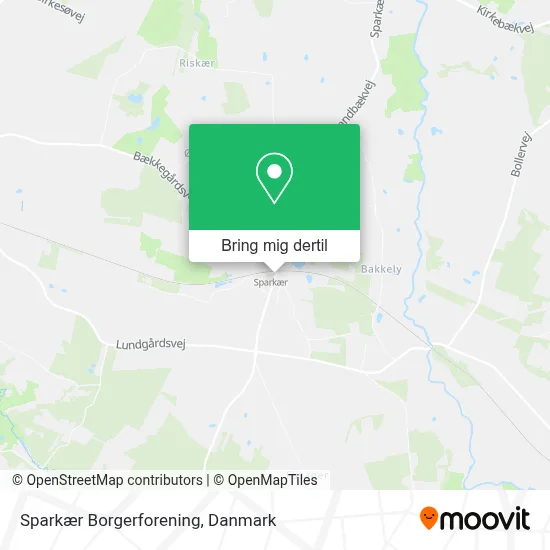Sparkær Borgerforening kort