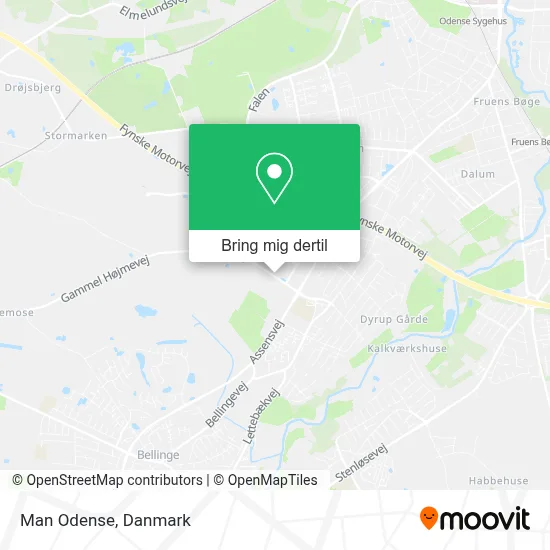 Man Odense kort