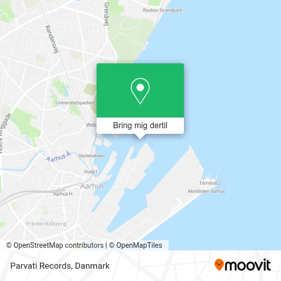 Parvati Records kort