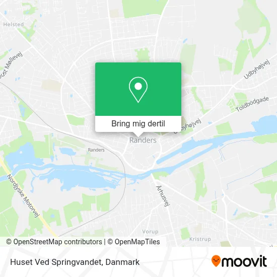Huset Ved Springvandet kort