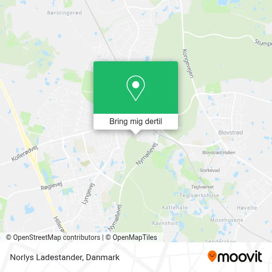 Norlys Ladestander kort