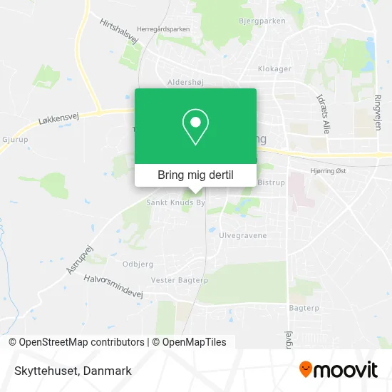 Skyttehuset kort