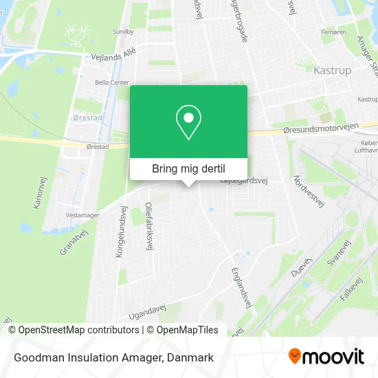 Goodman Insulation Amager kort