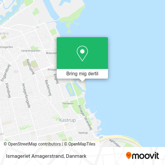 Ismageriet Amagerstrand kort