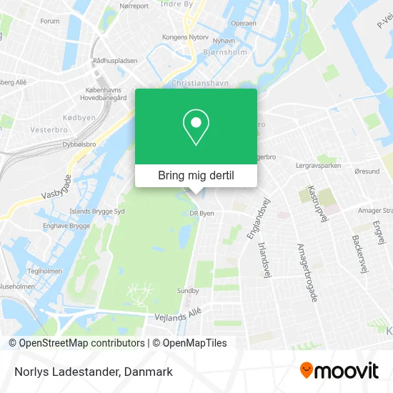Norlys Ladestander kort