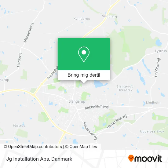 Jg Installation Aps kort