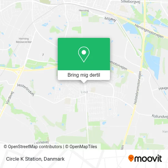 Circle K Station kort