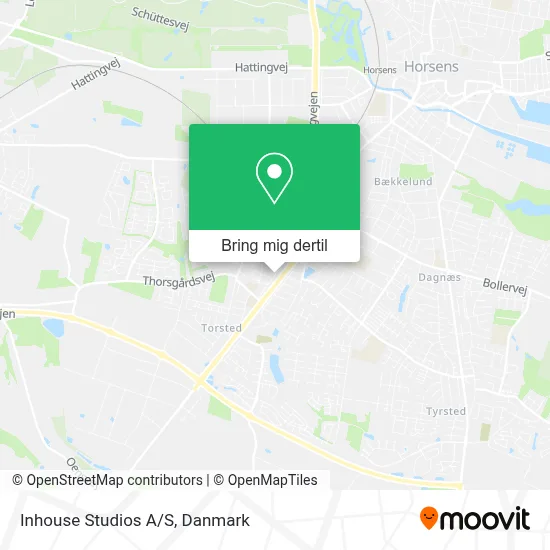 Inhouse Studios A/S kort