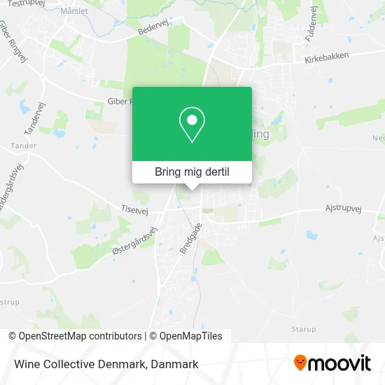 Wine Collective Denmark kort