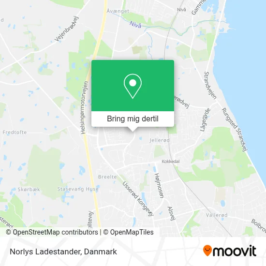Norlys Ladestander kort