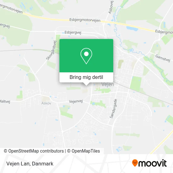 Vejen Lan kort