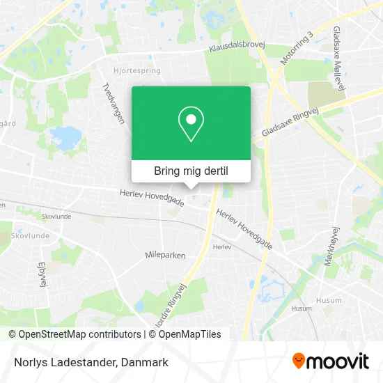 Norlys Ladestander kort