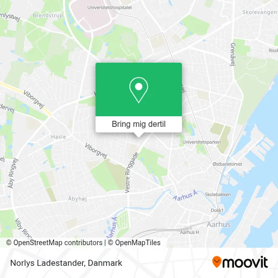Norlys Ladestander kort