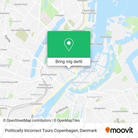Politically Incorrect Tours Copenhagen kort