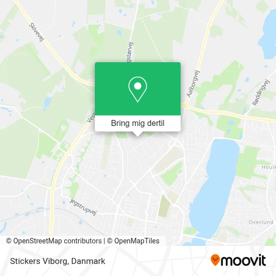 Stickers Viborg kort