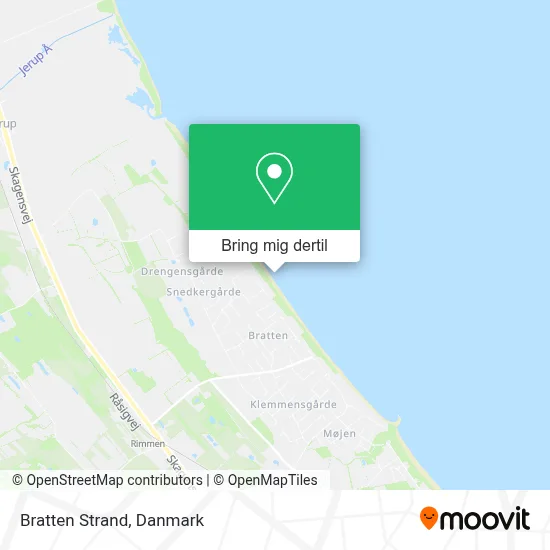 Bratten Strand kort