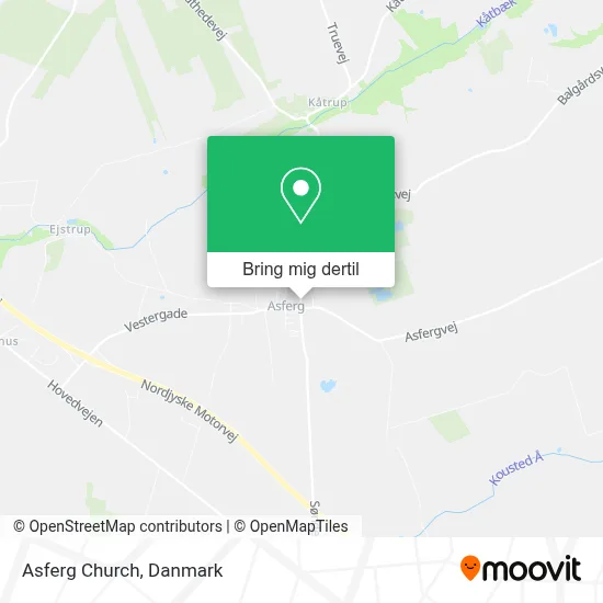 Asferg Church kort