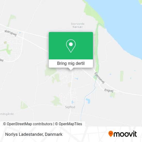 Norlys Ladestander kort