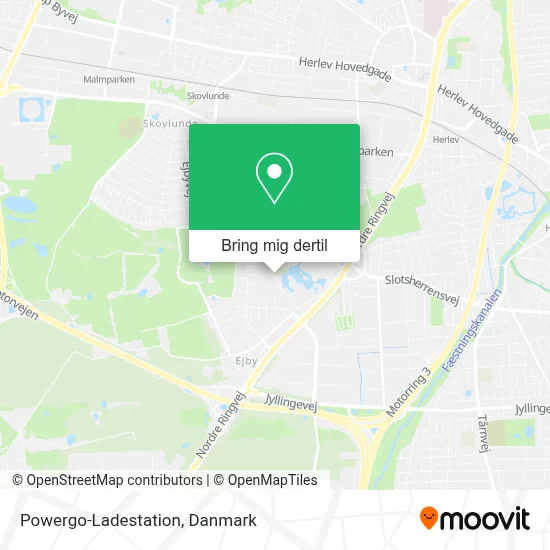 Powergo-Ladestation kort