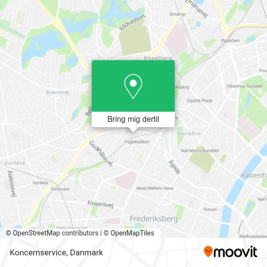 Koncernservice kort