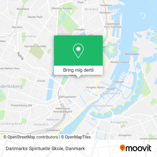 Danmarks Spirituelle Skole kort