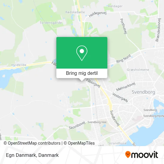 Egn Danmark kort