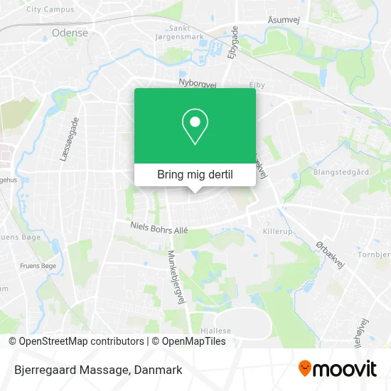 Bjerregaard Massage kort