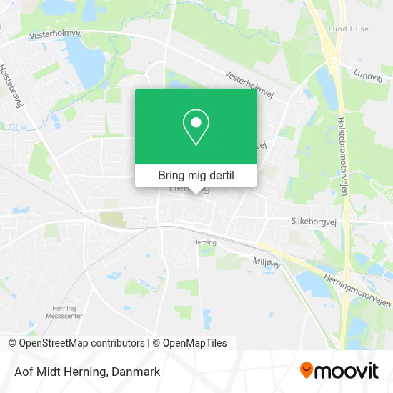 Aof Midt Herning kort