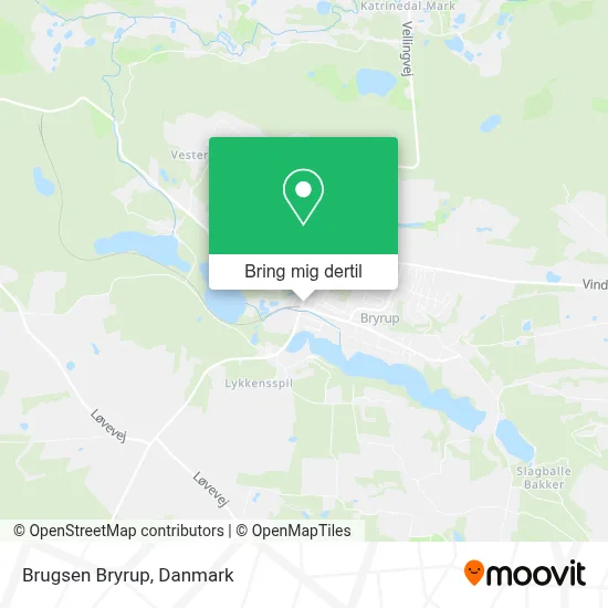 Brugsen Bryrup kort
