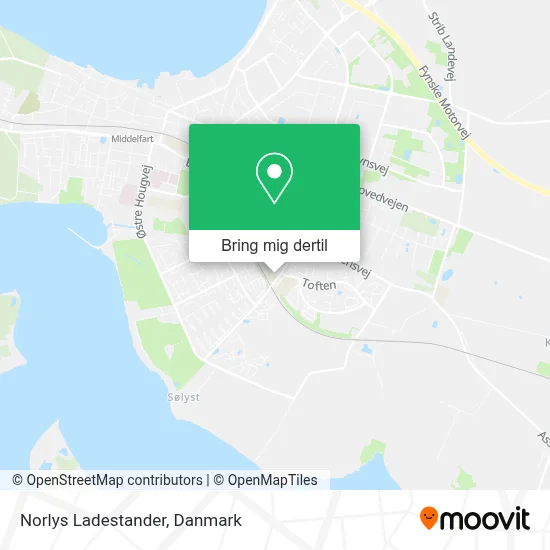 Norlys Ladestander kort