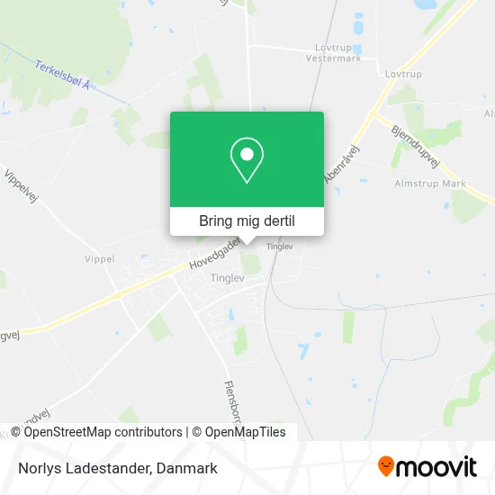 Norlys Ladestander kort