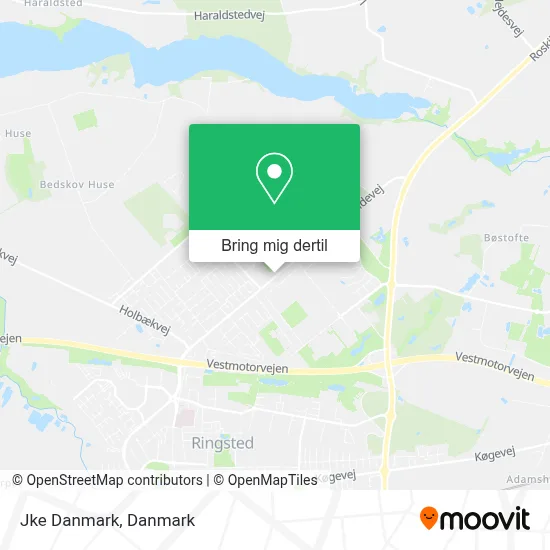 Jke Danmark kort
