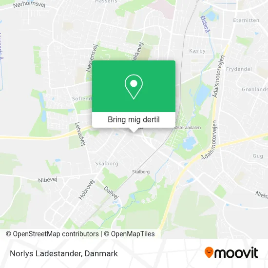 Norlys Ladestander kort