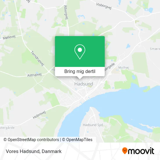 Vores Hadsund kort