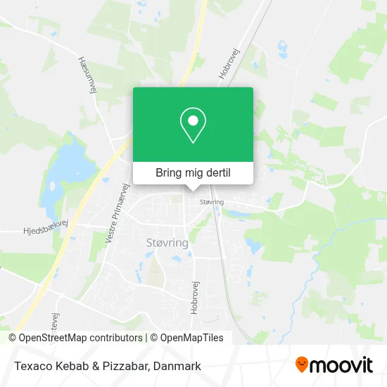 Texaco Kebab & Pizzabar kort