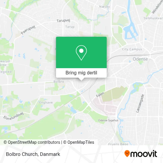 Bolbro Church kort
