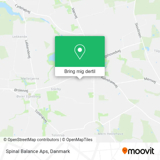 Spinal Balance Aps kort