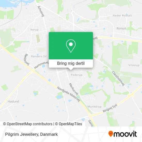 Pilgrim Jewellery kort