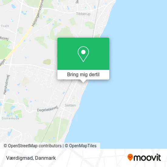 Værdigmad kort