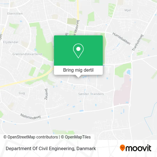 Department Of Civil Engineering kort