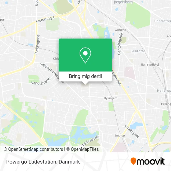 Powergo-Ladestation kort