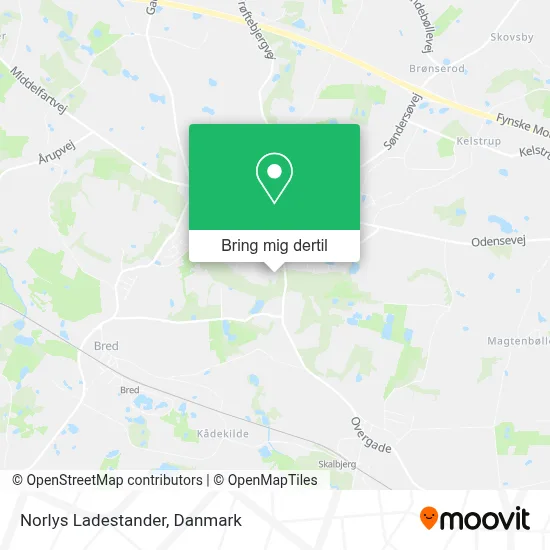 Norlys Ladestander kort