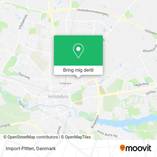 Import-Pitten kort
