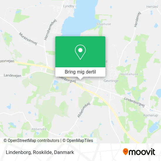 Lindenborg, Roskilde kort