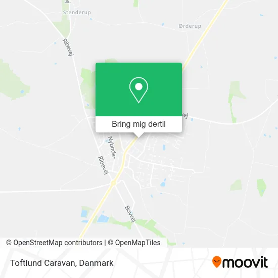 Toftlund Caravan kort
