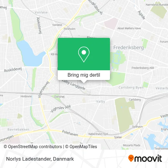 Norlys Ladestander kort
