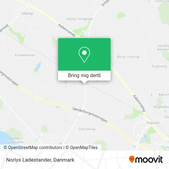 Norlys Ladestander kort